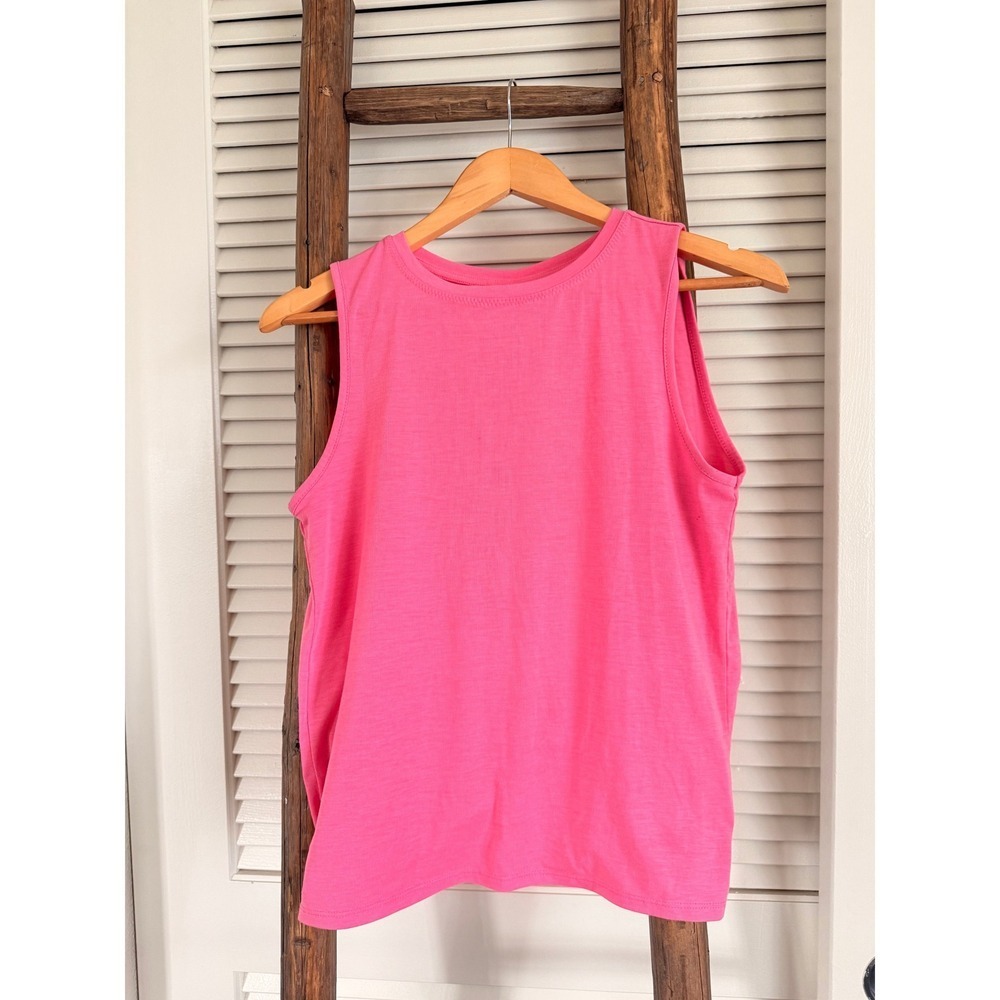 Athleta Hot Pink Sleeveless Open Back Athletic Tank Top XS‎ Activewear